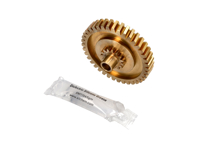 Convertible roof top drive gears incl. central pinon, in Heavy duty Brass. Porsche 986 from 2000>> / 987 Boxster 98756117903-PRM 9875611800-PRM - 98756117903-PRM, 98756117903, 98756117902, 98756118003-PRM, 98756118003, 98756118002, 98756118000, 98756117900 - URO-016412, URO-016413