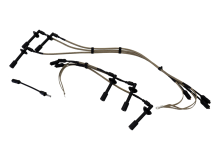 Juego de cables de alta tensión de encendido. Porsche 911 SC / 930 Turbo - 91160906100, 91160901007, 91160901107, 91160901004, 91160901005, 91160906107