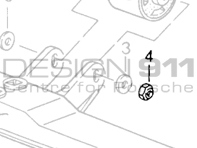 Transmission Mount Bearing Bracket Hexagon-Head Bolt Lock Nut. Porsche 964 C4 / 993 C4 / 993 C4S / 993 Turbo MANUAL - 90091003109, 90091003101 Transmission Mount Bearing Bracket Hexagon-Head Bolt Lock Nut. Porsche 964 C4 / 993 C4 / 993 C4S / 993 Turbo MANUAL - 90091003109, 90091003101