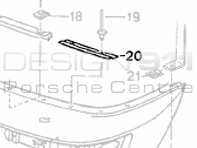Front bumper insert. Porsche 964 - 96450511101 Front bumper insert. Porsche 964 - 96450511101