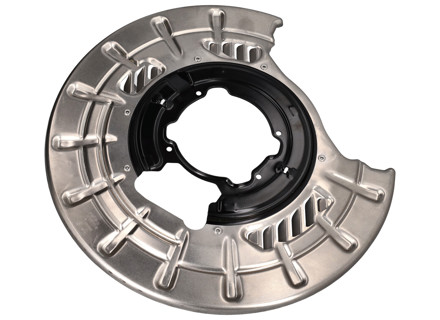 Brake disc cover plate. Porsche 958 Cayenne - 95835280110, 95835280210