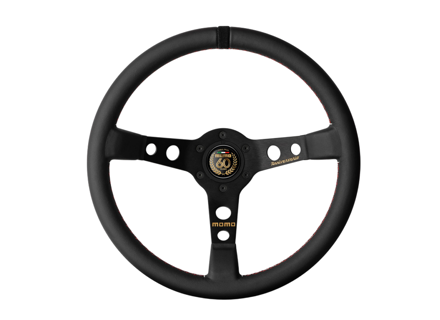 Momo mod.07 60th anniversary limited edition steering wheel - black leather