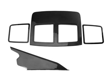 Kit pinne di squalo trasparenti EVO-X. Porsche 992.1 GT3 / GT3 RS / 992.2 GT3 - 9GT819443OK1, 9GT819444OK1 - SREXSTSFCK