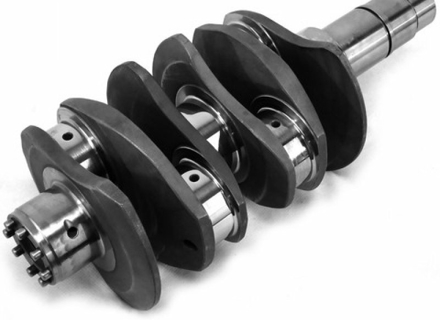 Crankshaft Counterweighted STD Stroke Porsche 356SC / 912 - 61610201501, NLA10201501