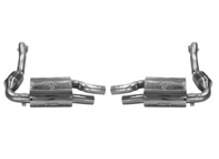 Sports exhaust rear silencer and cat kit Porsche 987 Gen 1 Boxster and Cayman