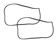 Door seal, Flap type, SET OF 2. Porsche 911 1965-73 144'  Coupe - 91153109501, 91153109502 - 9372E, 1685700400