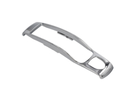 Sleutelbehuizing chromen middenschakelaarring. Porsche 991 / 958 Cayenne / 970 Panamera / 981 Boxster/Cayman / Macan / 718 Boxster/Cayman