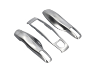 钥匙壳镀铬中央开关边框。保时捷 991 / 958 Cayenne / 970 Panamera / 981 Boxster/Cayman / Macan / 718 Boxster/Cayman