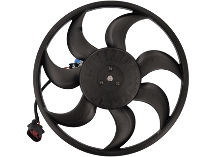 Radiator water fan DC. Porsche 955 Cayenne S / 957 Cayenne - 95562413601, 95562413600