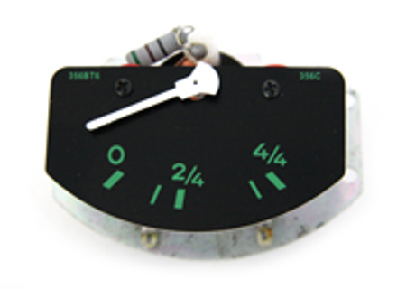 Fuel gauge meter, 6V. Porsche 356 B / 356 C - 64420180100, 64420180102 - 644 201 801 02