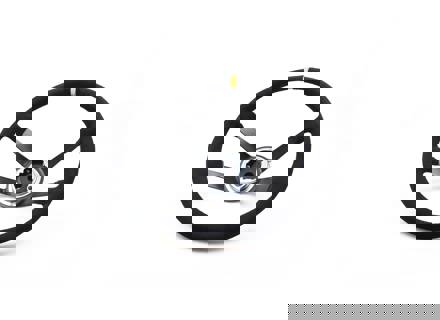 Alcantara 380mm steering wheel dished. Porsche 911T / 911E / 911S / 911RS - 91134708400, 91134708200, 90134708105, 90134708115, 91134708205, 90134708100, 90134708110