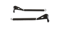 Battery clamp and spring set. Porsche 356 1950-65 - 64461115100, 64461115300, 111915331 - 8199450710 Battery clamp and spring set. Porsche 356 1950-65 - 64461115100, 64461115300, 111915331 - 8199450710