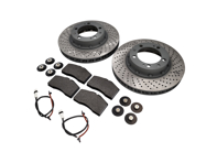 FRONT Brake Pads and Brake Disc Package for Porsche 993 Turbo - 99335104510, 99335104610, 99335194900, 99361236801