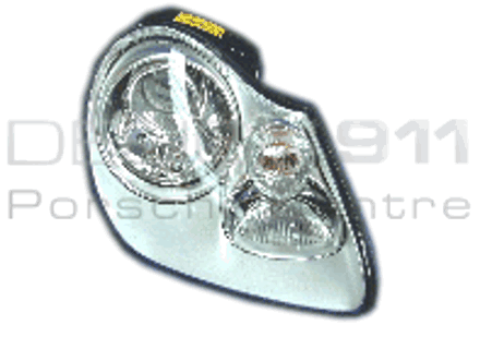 Headlamp Litronic RHD. Porsche 955 Cayenne - 95563115741, 95563115841