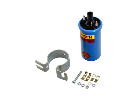Bobine d'allumage 12 V. Porsche 356 1600/S/S90 / 912, carrosserie bleue d'origine. - 61660210900, 043905115c, 92860250200 - 9220081083