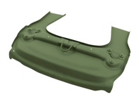 Reparatiepaneel voorwielophanging. Porsche 911 1965-89 - 91150195501, PP200, P200, 90150158020, 9480 - CB.043.001