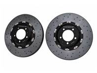 Front Carbon-Ceramic Brake Disc Upgrade Kit. Porsche 992.2 Carrera S / GTS 2024>> (Ninemeister) - 992615301AC, 992615302AC - 9M992615301AC