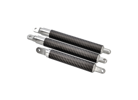 Rennline Fully Mechanical Hood and Decklid Strut Package, Carbon Fibre. Porsche 911/912/930 - 95951133300, 91151133100 - E187, E187.188