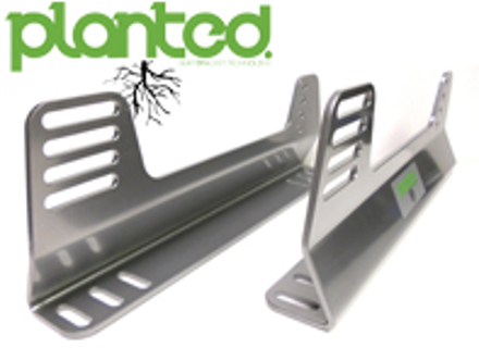 Geplant aluminium offset universele zijmontage - GRIJS