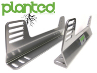 Planted Aluminium Offset Universal Side Mount - GREY Planted Aluminium Offset Universal Side Mount - GREY