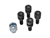 Locking Wheel Bolt Kit BLACK +5MM Longer - Original Porsche - 99136198000, 99136198004, 99136198003, 99136198004, 971698030B, 971698030A Locking Wheel Bolt Kit BLACK +5MM Longer - Original Porsche - 99136198000, 99136198004, 99136198003, 99136198004, 971698030B, 971698030A