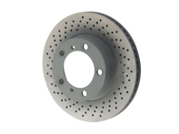 Brake disc rotor, Front, drilled Monoblock, 298x24mm. Porsche 987 - 98735140101, 98735140201 - PFL39871, PFR39872 Brake disc rotor, Front, drilled Monoblock, 298x24mm. Porsche 987 - 98735140101, 98735140201 - PFL39871, PFR39872