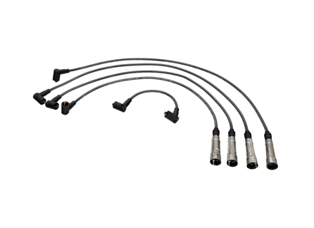 Ontsteking HT-kabelset. Porsche 924 1977-85 - 93760910501, 93760910502, 93760910503, 93760910504, N038889B, N0388891