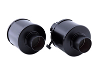 Heater box, Black - Pair. Porsche 356B / 356C - 64421102505, 64421102605, 1623200570, 1623200580 - 9230002b, 1623200570, 1623200580, 92.003, 92.004 Heater box, Black - Pair. Porsche 356B / 356C - 64421102505, 64421102605, 1623200570, 1623200580 - 9230002b, 1623200570, 1623200580, 92.003, 92.004