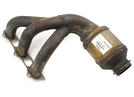 Used Exhaust manifold with catalytic converter, LEFT. Porsche 991 GT3 - 9A111302190