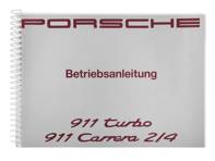 Driver’s manual for Porsche 911 (964) Carrera 2 / 4 / turbo MY 1992, in German - WKD96401092 Driver’s manual for Porsche 911 (964) Carrera 2 / 4 / turbo MY 1992, in German - WKD96401092