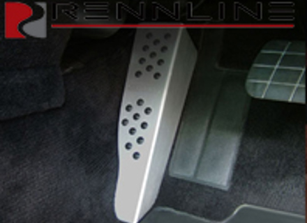 Rennline Dead Pedal Rubber Grip. Porsche 996/997/Boxster/Cayman - P95RH