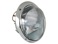 Headlamp 'Bosch Style' with clear glass, chrome rim. Porsche 911/912 65-73 LHD Cars - 90163110100, 91163110100, 91163111300 - 1695100800 Headlamp 'Bosch Style' with clear glass, chrome rim. Porsche 911/912 65-73 LHD Cars - 90163110100, 91163110100, 91163111300 - 1695100800