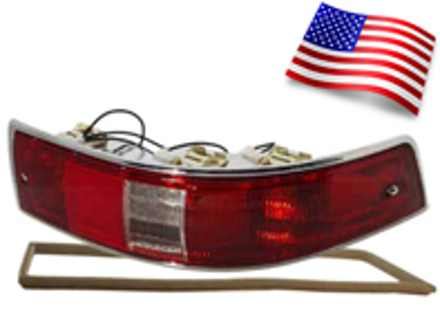 带镜头和密封件的指示器单元 (SWB)。保时捷 911/912 1963-68 美国 - 90163140401, 900163140301 - 15879, 15879/D, 15879/S, 1695300770, 1695300780