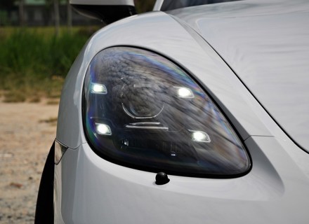 LED headlights in Black (PDLS style) with AFS Porsche 718 Boxster / 718 Cayman RHD Cars - 98204490011 - 982925009/10LL