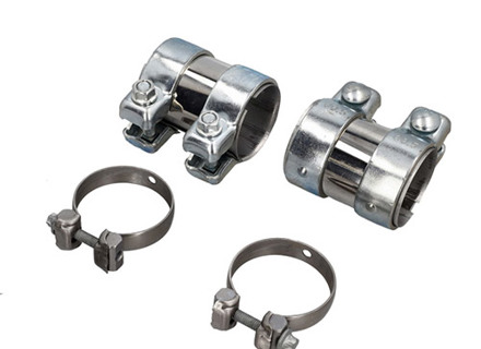Exhaust Clamps in Titanium. Porsche 991.1 Carrera 2012-16 - 99711152000, 99711124030