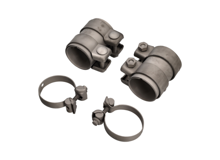 Fascette di scarico in titanio. Porsche 991.1 Carrera 2012-16 - 99711152000, 99711124030