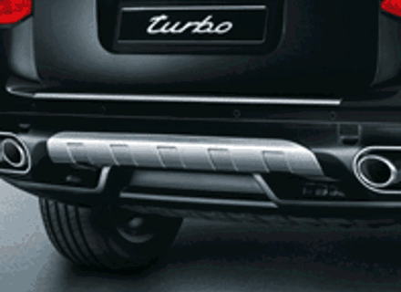 RVS Skid Plate (achter) Porsche Cayenne 957