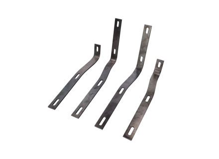 Rear bumper bracket set. Porsche 356B / 356C - 64450523105 - JG.231.05