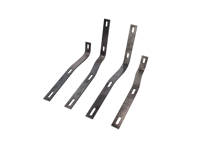 Rear bumper bracket set. Porsche 356B / 356C - 64450523105 - JG.231.05