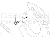 Brake disc cover plate Bolt. Porsche Cayenne MKI / MKII Brake disc cover plate Bolt. Porsche Cayenne MKI / MKII