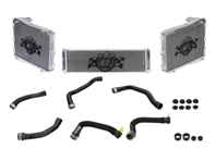 Radiateur en aluminium pour liquide de refroidissement et durites, lot de 3. Porsche 991.2 - 9P1121251, 9P1121252, 9P1121253, 99110613702 - 7086, 7087, 7060