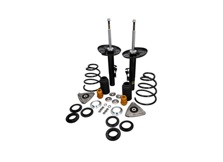 Front Suspension Overhaul Kit - Shock Absorbers, Springs, Mounts & Hardware - for Porsche 981 Boxster & Cayman (Without PASM) 2012-2016 - 98134304104, 98134304105, 98134304109, 98134304111, 98134304113, 99908413301, PAF00855000, 99134301502, 99908444701, PAF003923, 99134350102, 99134350103, 99134351300, 9P1412269, 99134330104, 99134350902, 9P1412137A, 99134356101, 99134352502, 9P1411189, 98134353113504, 99134351101, 9P1412149, 99134312500