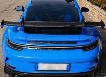 Extended Rear Wing without End Plates Carbon Fibre. Porsche 992.1 GT3 - 9GT825872G2X - SF/C/9GT825872/GT3