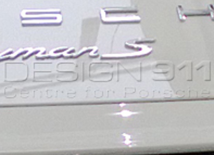 'S' Badge for Porsche 981C Cayman S 2015>> - 98155924500