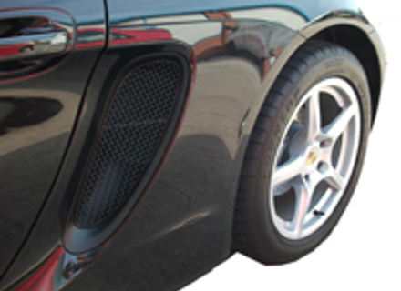 Side vent grille set ZunSport. Porsche 981 Boxster / Cayman - ZPR43212, ZPR43212B, ZPR43212, ZPR43212B