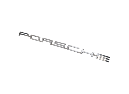 PORSCHE logo, Silver. Porsche 912 65-67 - 90155930121