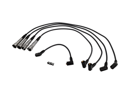 Zündkabelsatz HT. Porsche 924 1977-85 - 477905441, 477905442, 477905443, 477905444, 477998031, 93160910501, 93160910502, 93160910503, 93160910504, 93160910506 - ZEF408, ZEF408
