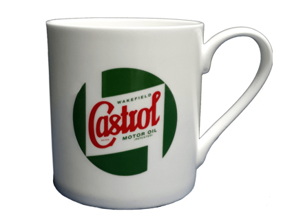 Castrol classic china mug.