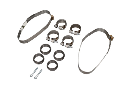 Kit di montaggio per scarico posteriore. Porsche 993 - 99311111907, 92811142700, 92811124605, 92811124606, 92811124607, 90007425202, 99902512509, 99908405202, 90006736201