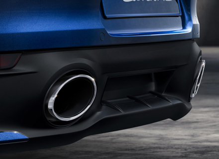 Exhaust tail pipes, in Silver. Porsche 992 (911) Carrera / Targa - 992044204